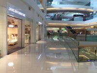 Crescent mall, artificial marble floor tile joints seamless project and maintenance project.