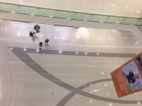 Crescent mall, artificial marble floor tile joints seamless project and maintenance project.