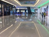 Crescent mall, artificial marble floor tile joints seamless project and maintenance project.