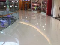 Crescent mall, artificial marble floor tile joints seamless project and maintenance project.