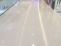 Crescent mall, artificial marble floor tile joints seamless project and maintenance project.