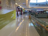 Crescent mall, artificial marble floor tile joints seamless project and maintenance project.