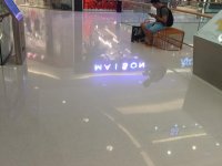 Crescent mall, artificial marble floor tile joints seamless project and maintenance project.